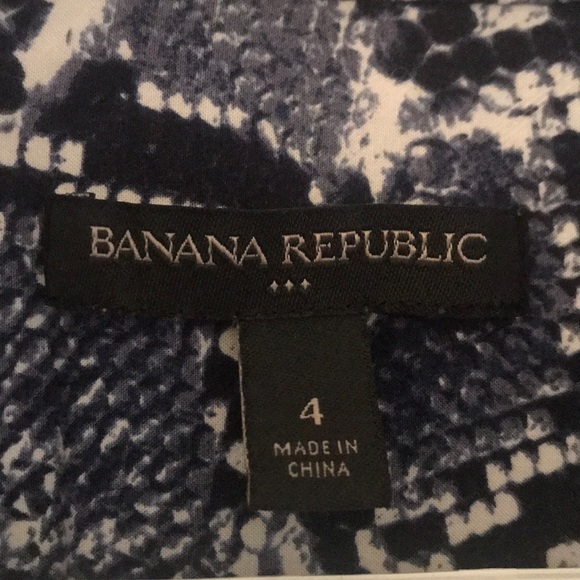 Shirt dress, in navy snake print pattern - Picture 5 of 5